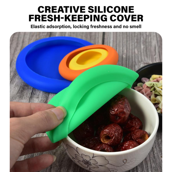 AEX Food Huggers 4pc Silicone Food Savers