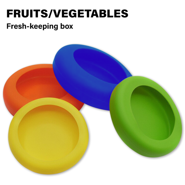 AEX Food Huggers 4pc Silicone Food Savers