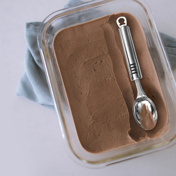 Stainless Steel Ice Cream Spoon with Ergonomic Non-Slip Handle