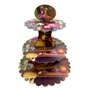 3-Tier Martha Cardboard Cupcake Stand
