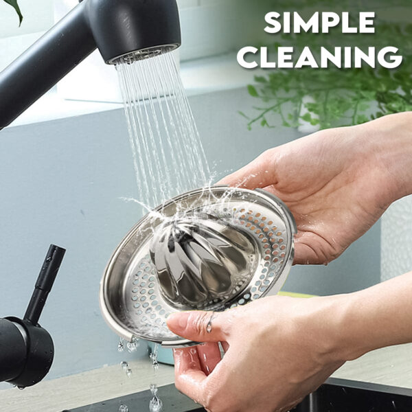 Stainless Steel Citrus Juicer – Durable Orange Press for Home Use