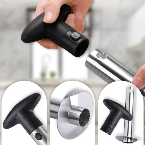 AEX Pineapple Corer and Slicer Tool with Wedger