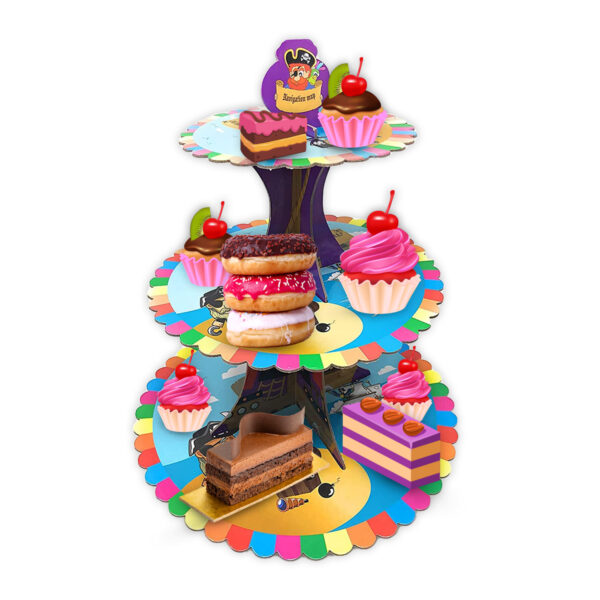 Best 3 Tier Cake Stand Cardboard – Pirate-Themed Cupcake Display