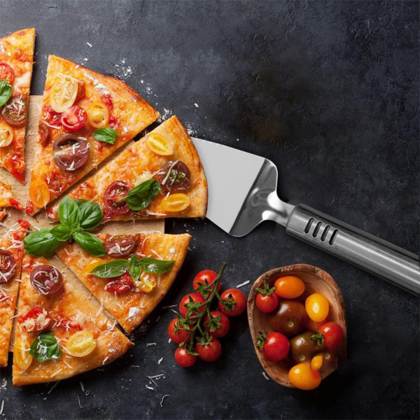 Stainless Steel Cake Slicer & Pizza Server – Multi-Purpose Tool