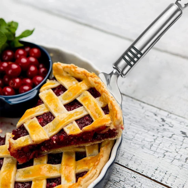 Stainless Steel Cake Slicer & Pizza Server – Multi-Purpose Tool