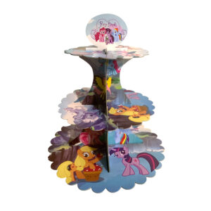 3-Tier My Little Pony-1 Cardboard Cupcake Stand