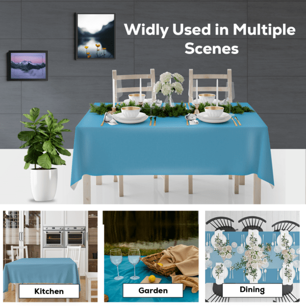 Disposable tablecloth for party supplies