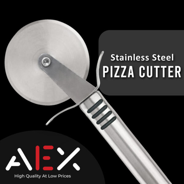 Stainless Steel Wheel Pizza Cutter – Ergonomic Sharp Pizza Tool