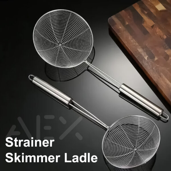 AEX Stainless Steel Ladle Spider Skimmer