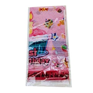 My 1st Birthday Pink Plastic Table Cloth