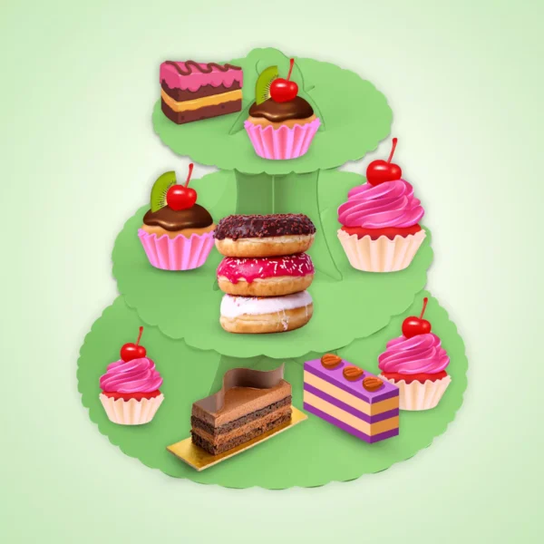 Solid Cupcake stand Truffle sugar candy Muffin dessert