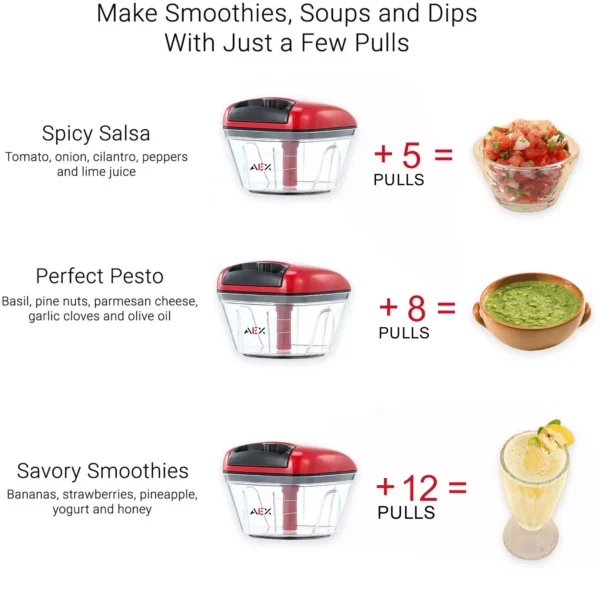 AEX Pull String Hand Chopper